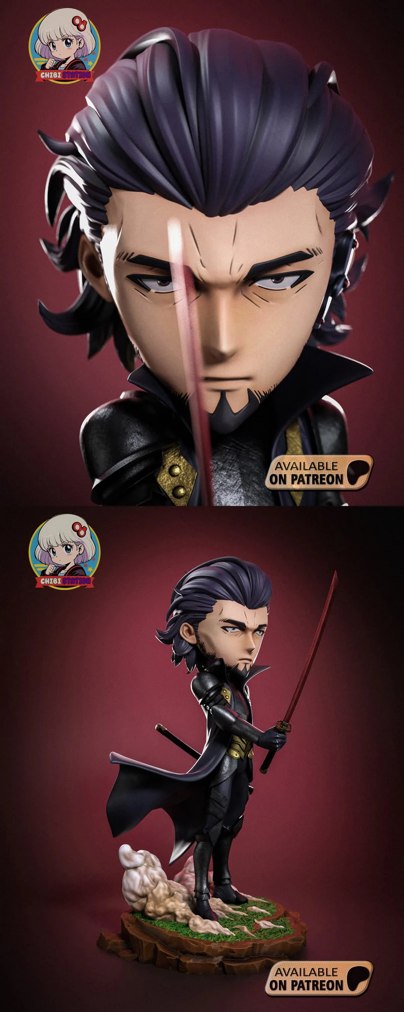 Chibi Solo Leving STL Figure for 3D Printing STL model for 3D printing