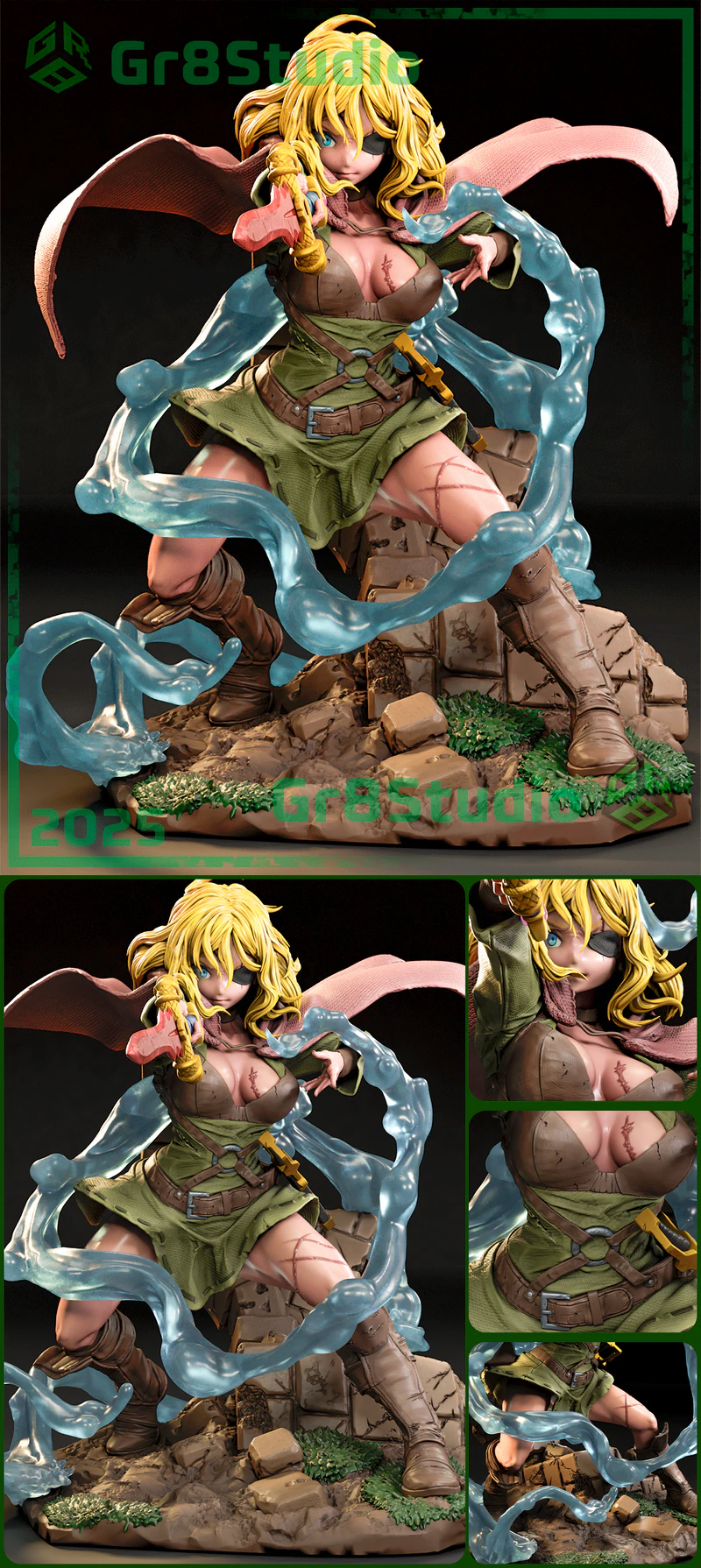 Clevatess – Alicia Glenfall – 3D Printable Fantasy Figure STL File STL model for 3D printing