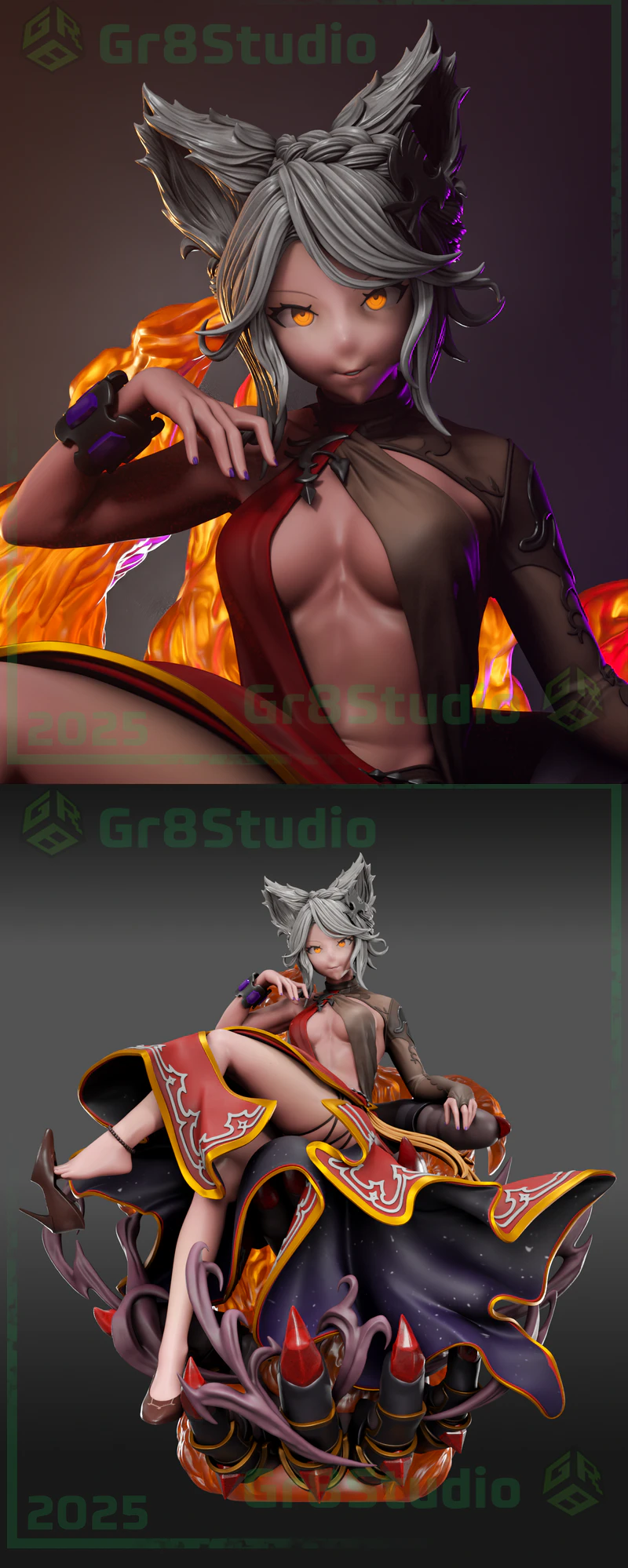 Granblue Fantasy – Fraux STL model for 3D printing