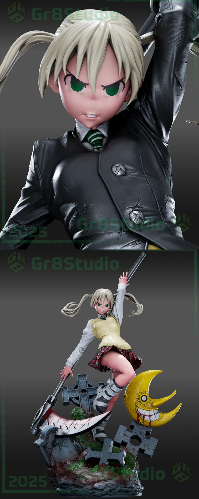 Soul Eater – Maka Albarn STL model for 3D printing