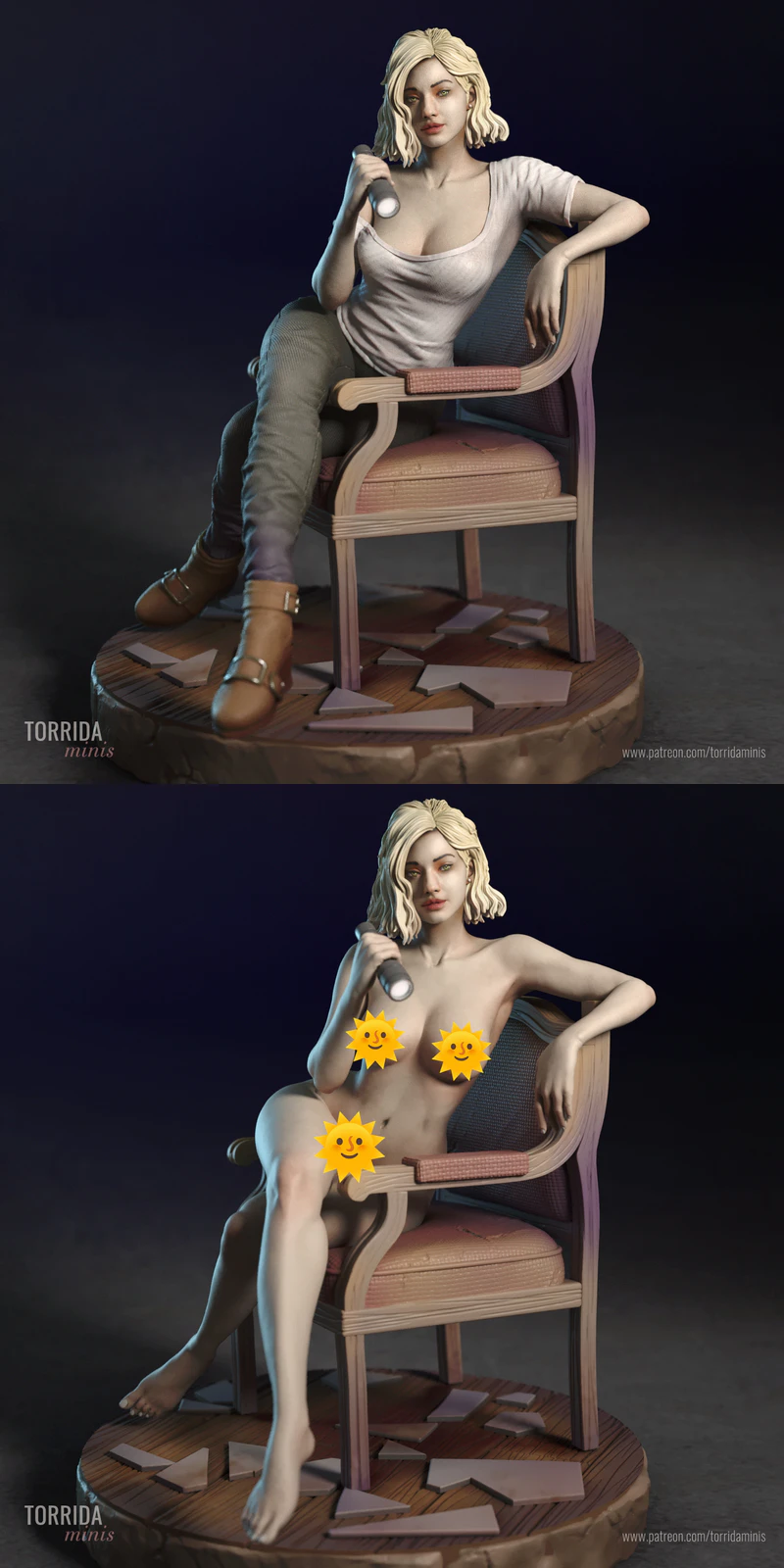 Grace Ashcroft STL model for 3D printing