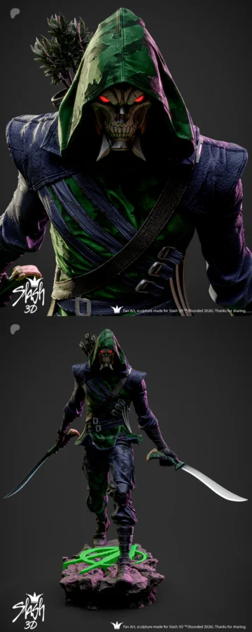 Green Arrow Absolute STL model for 3D printing