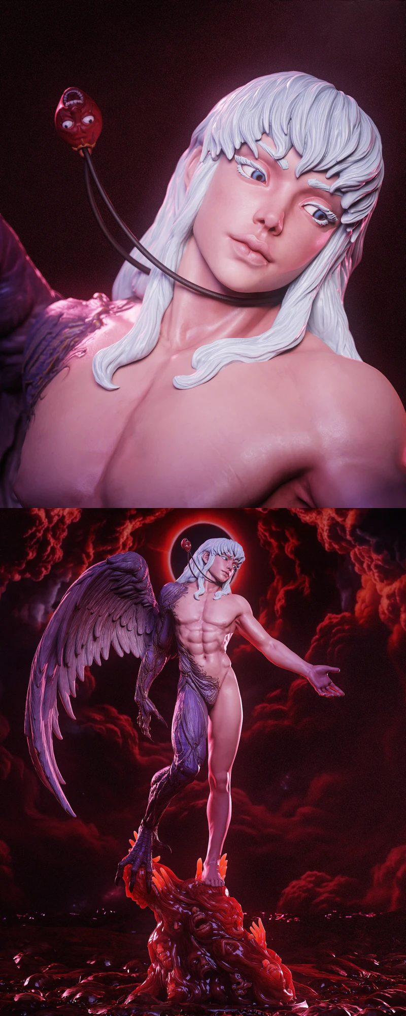 Griffith – Berserk STL model for 3D printing