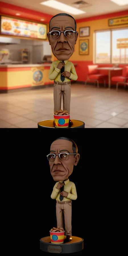 Gus Fring breaking bad STL model for 3D printing
