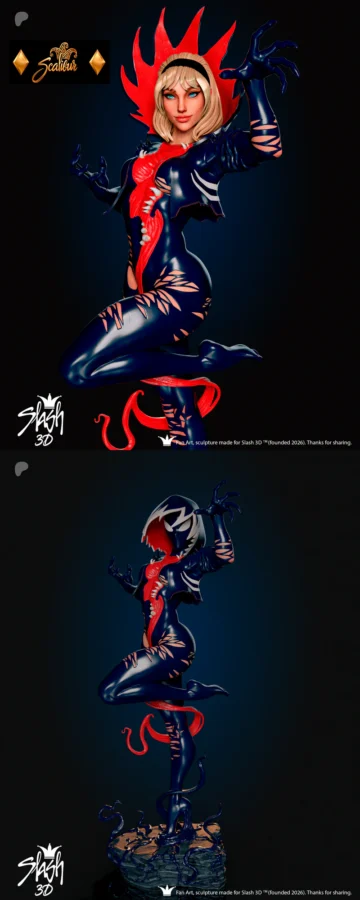 Gwenom STL model for 3D printing
