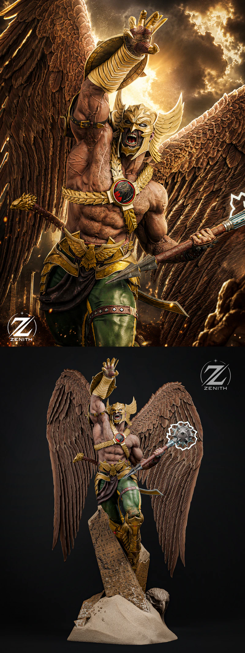 HAWKMAN STL model for 3D printing
