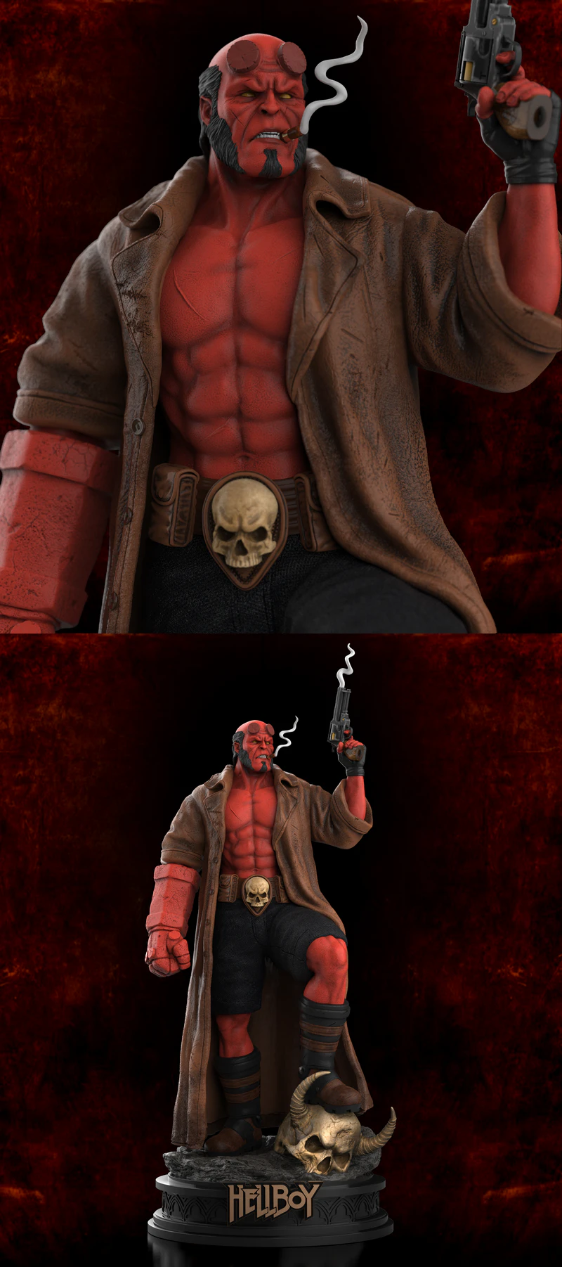 HELLBOY STL model for 3D printing
