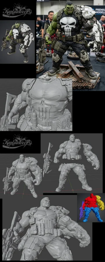 HULK – PUNISHULK STL model for 3D printing
