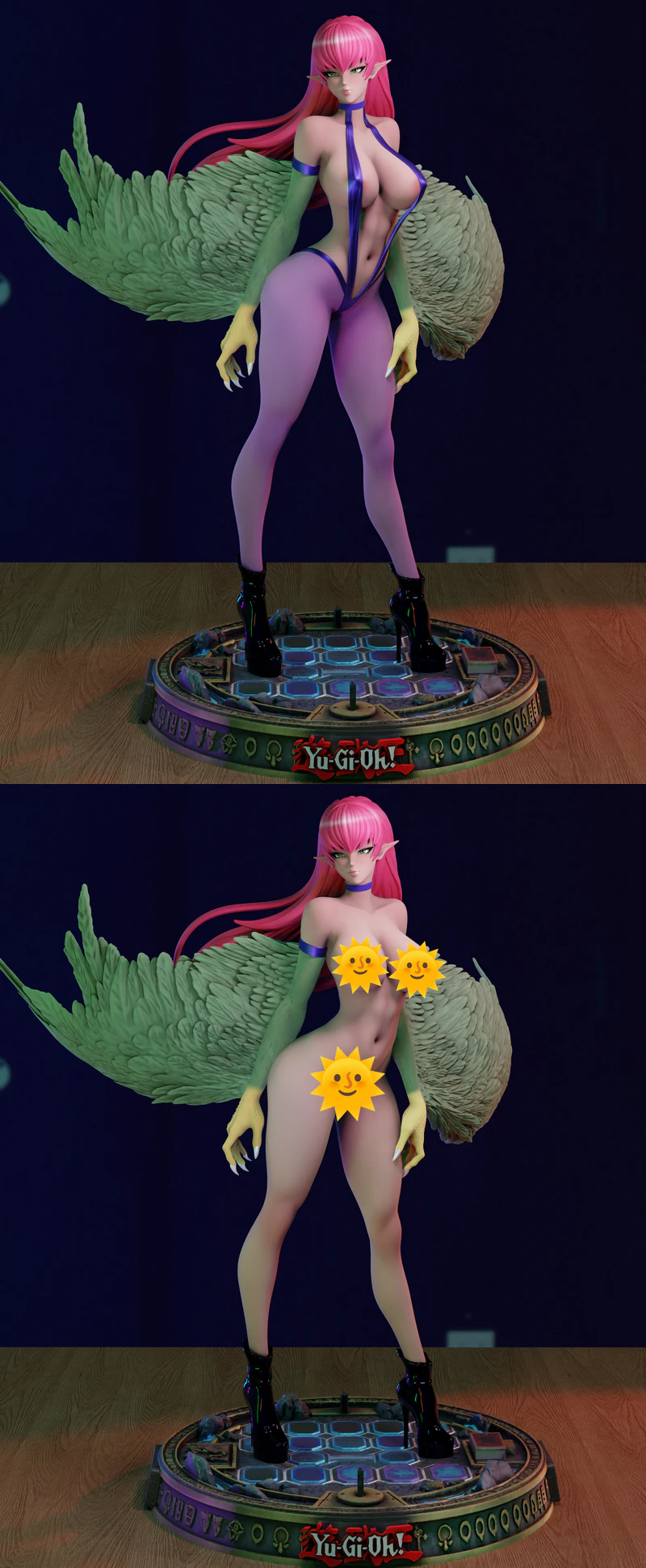 Harpy From Yu GI OH STL model for 3D printing