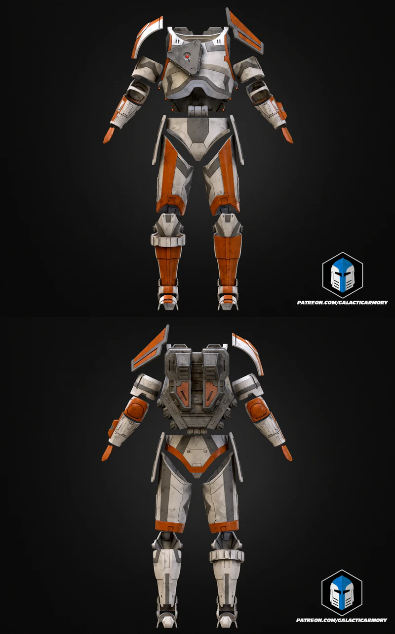 Havok Trooper Armor 3D Printable STL Model STL model for 3D printing