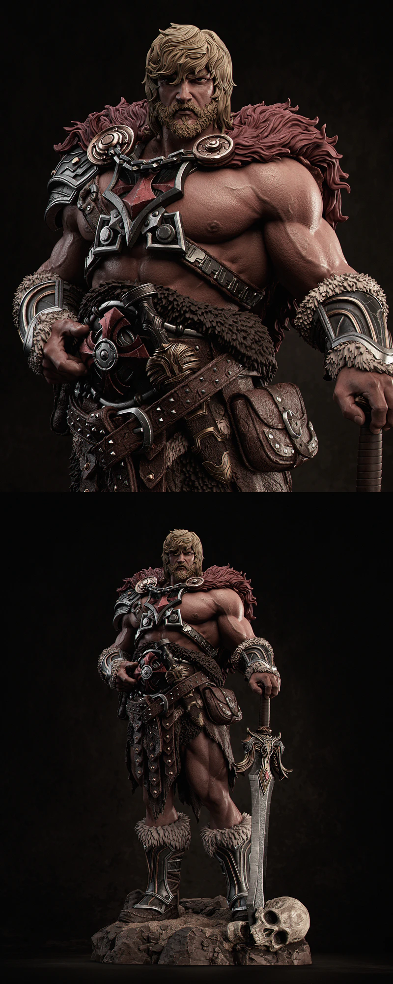 He-Man STL File for 3D Printing STL model for 3D printing