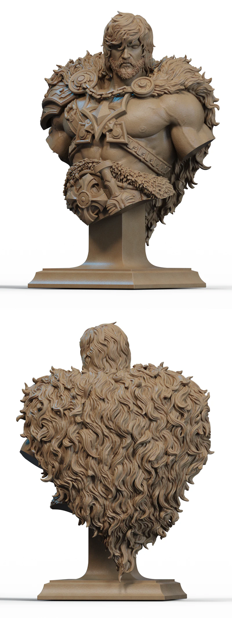 He-Man Character Bust 3D Printable STL Model STL model for 3D printing