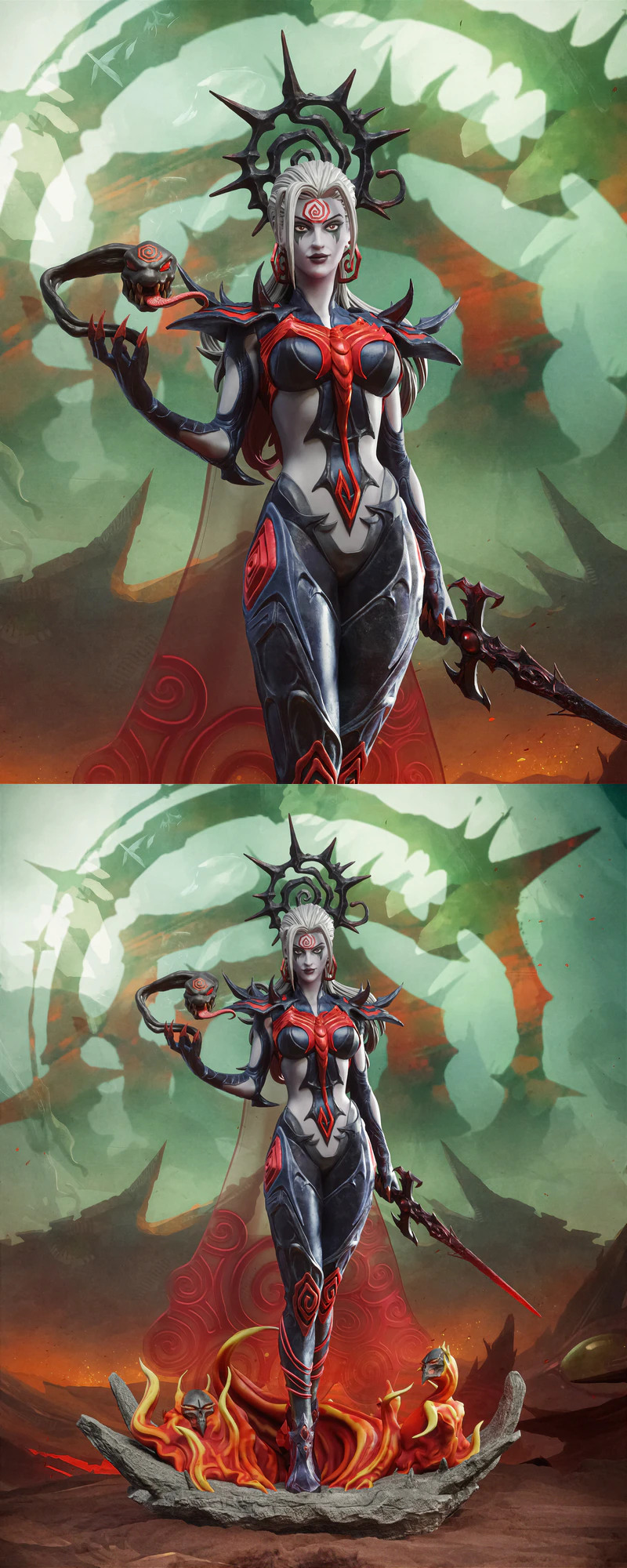 Hela – Inspired by Norse Myth & Comic Legends STL model for 3D printing