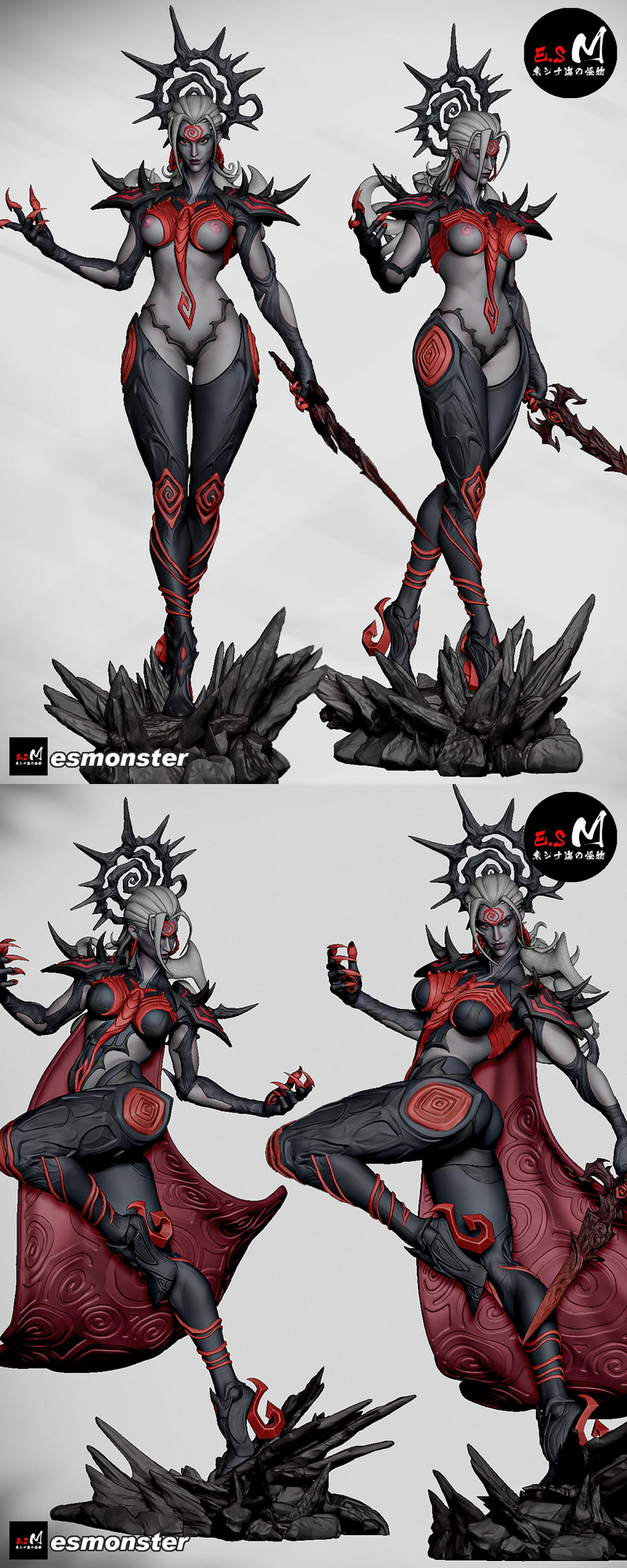 Hela Queen STL model for 3D printing