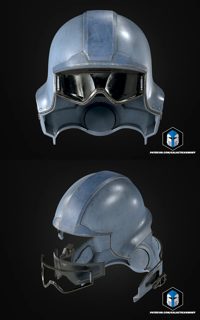 Helldivers 2 – SEAF Trooper Helmet 3D Printable STL Model STL model for 3D printing