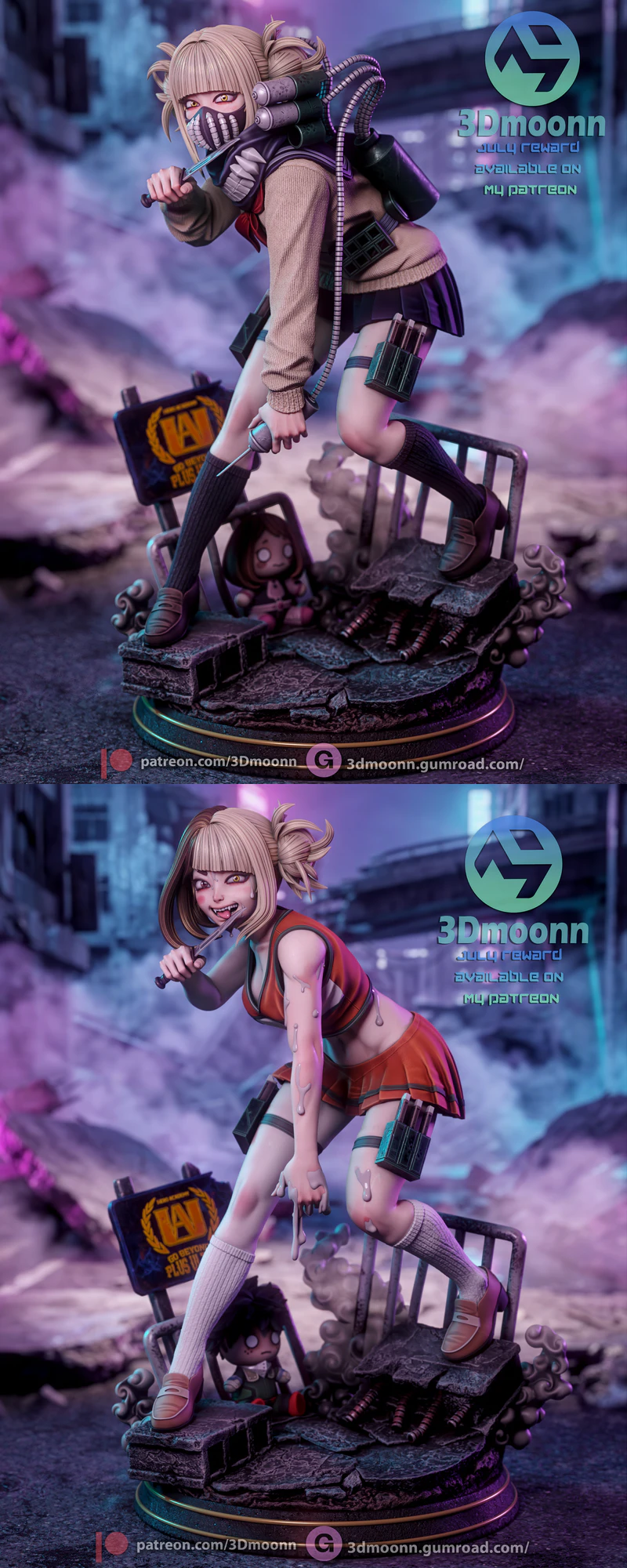 Himiko Toga – Boku no Hero STL model for 3D printing