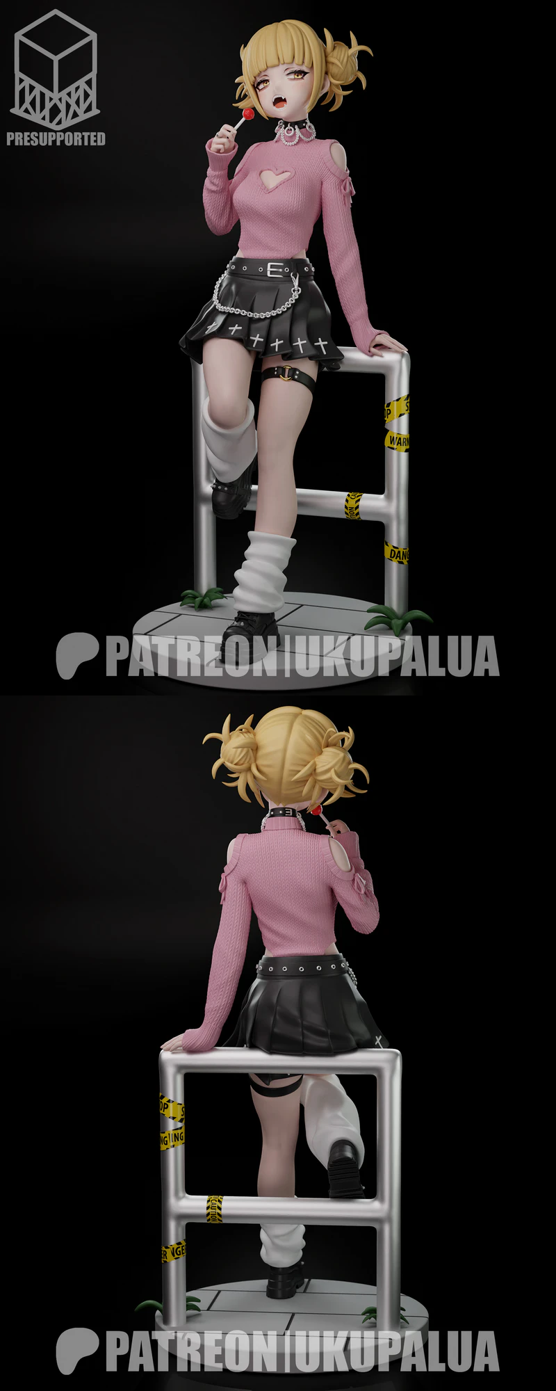 Himiko Toga – Boku no Hero 3D Printable Miniature STL File STL model for 3D printing
