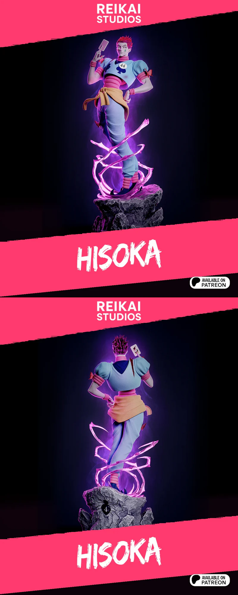 Hisoka STL model for 3D printing