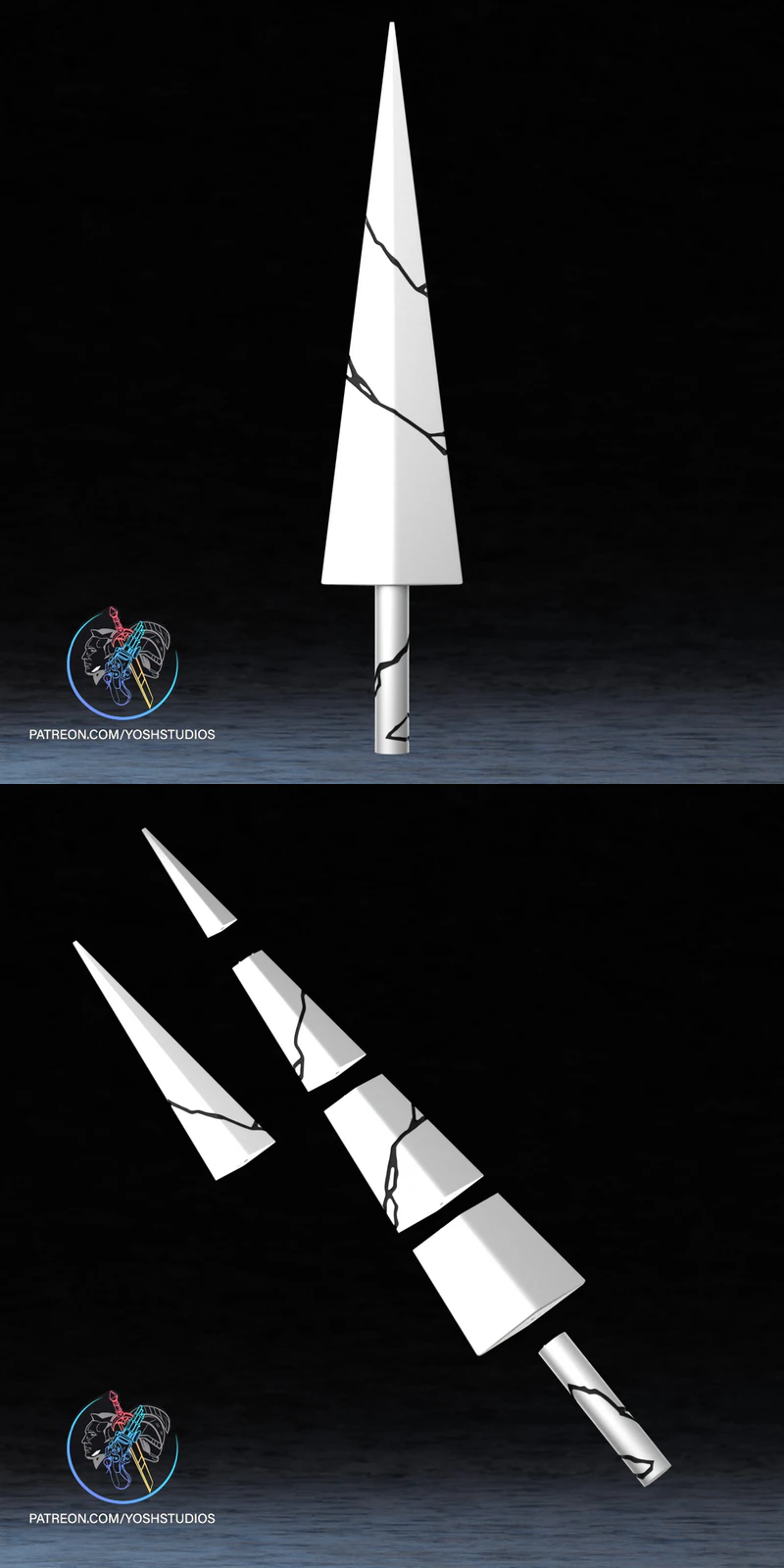 Hollow Knight Sword STL File for 3D Printing STL model for 3D printing