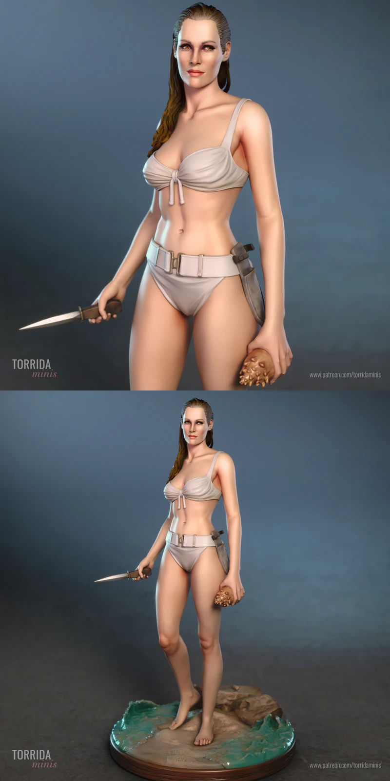 Honey Ryder from Dr. No 007 STL model for 3D printing