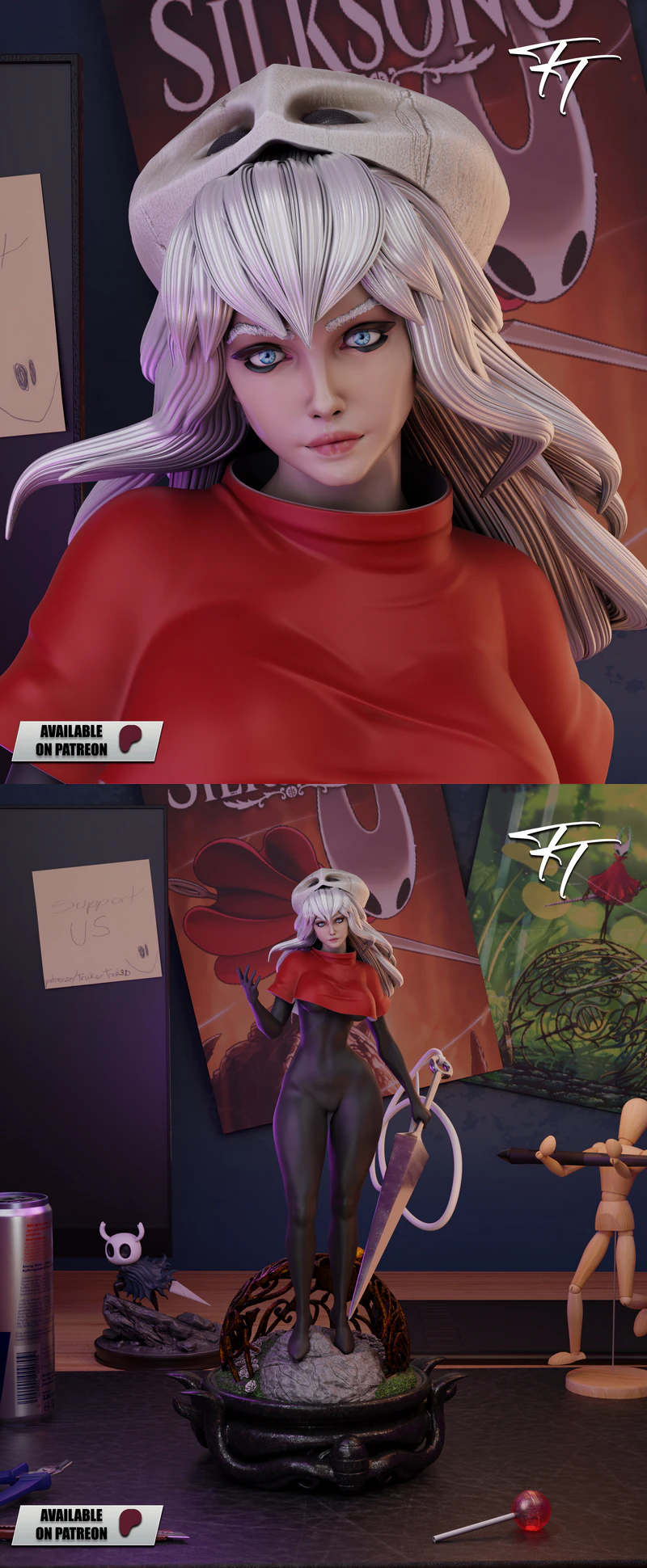 Hornet Girl 3D Printable STL Model for Resin Printer STL model for 3D printing