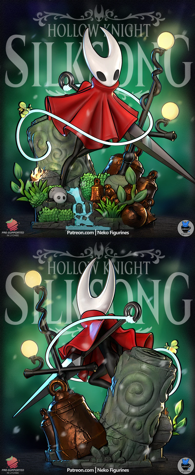 Hornet Hollowknight Silksong 3D Printable STL Figure STL model for 3D printing