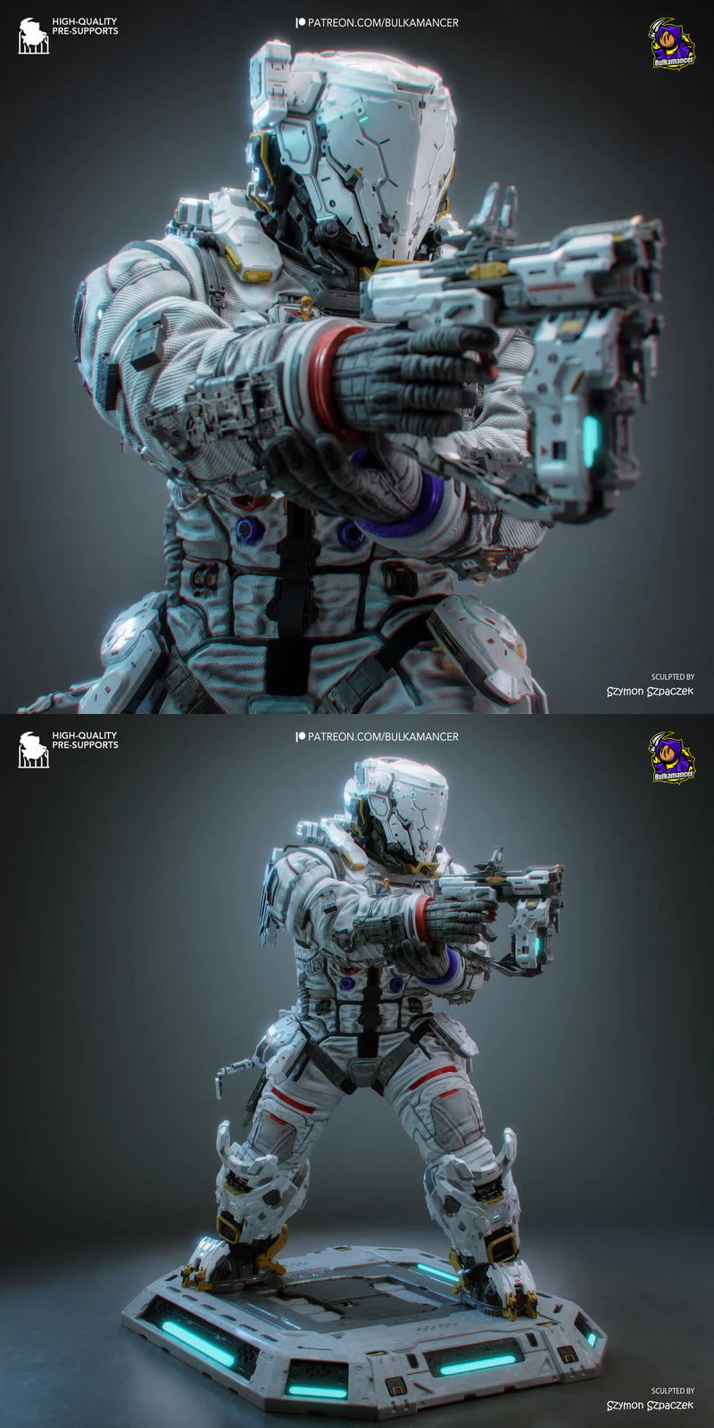 Hugh – Pragmata STL model for 3D printing
