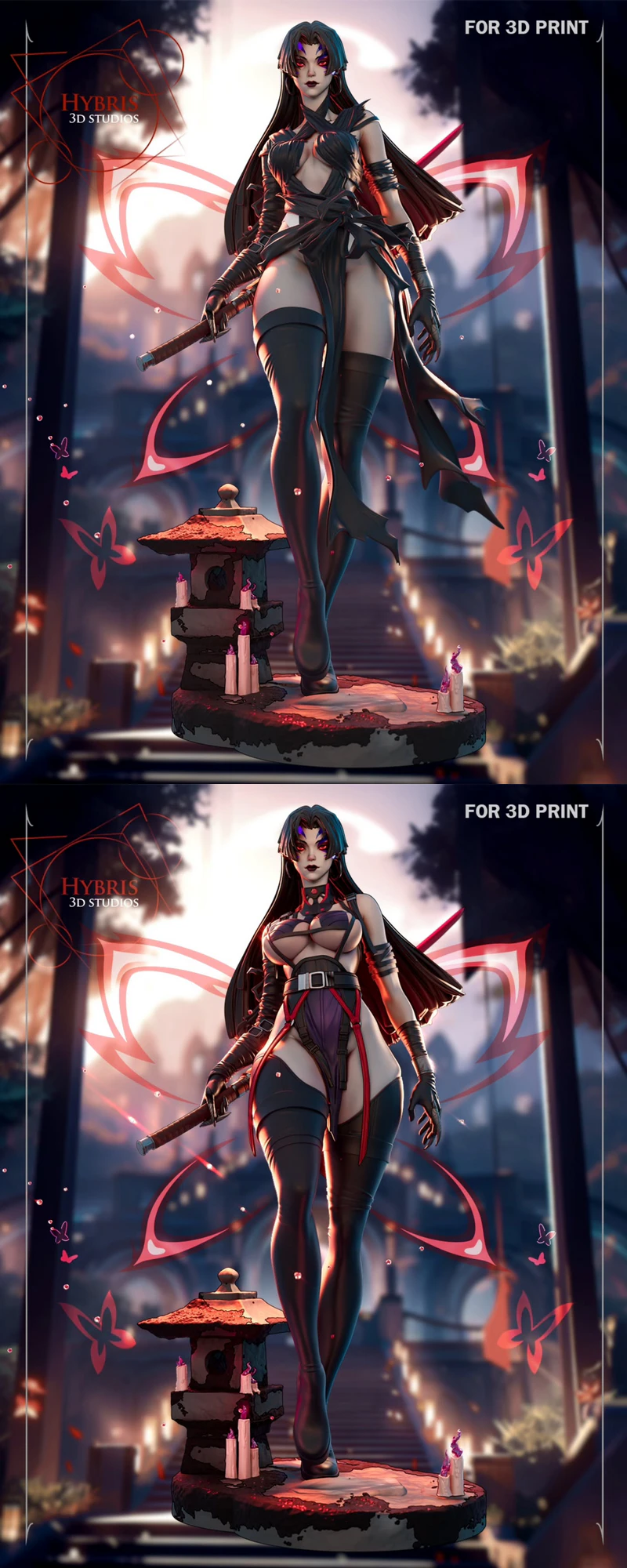 Marvel Rivals – Psylocke STL model for 3D printing