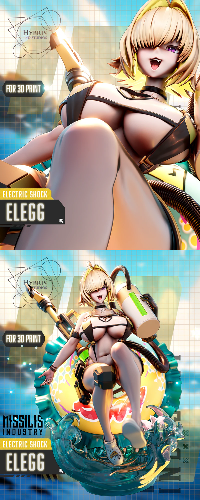 Nikke Goddess of Victory – Elegg STL model for 3D printing