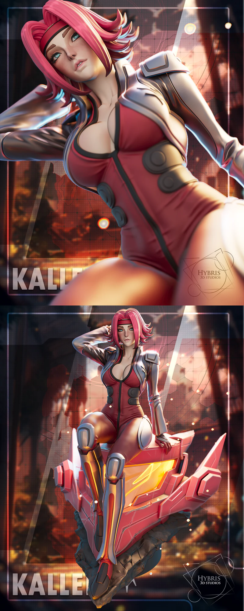 Code Geass – Kallen Stadtfeld STL model for 3D printing
