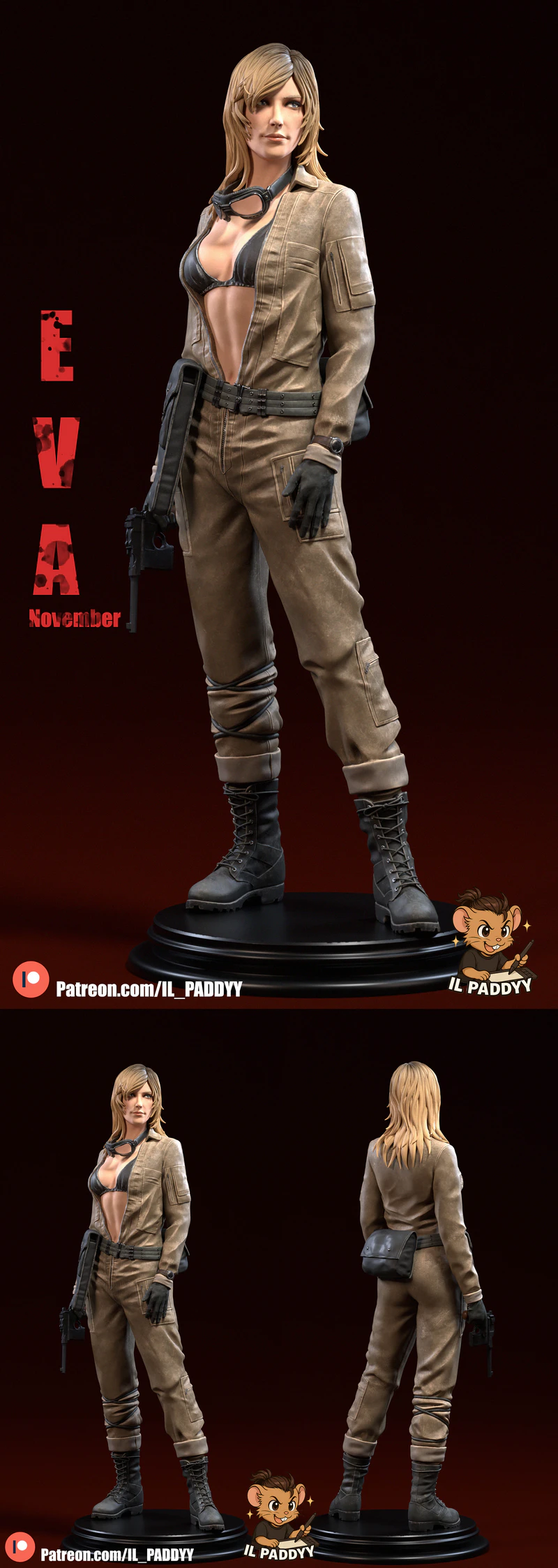 EVA – Snake Eater STL model for 3D printing