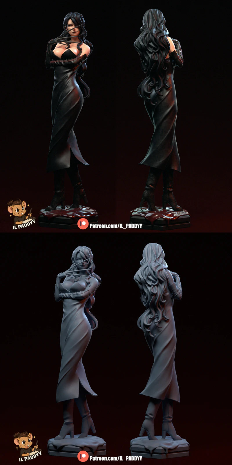 Lust – Inspired by Anime Antagonists STL model for 3D printing