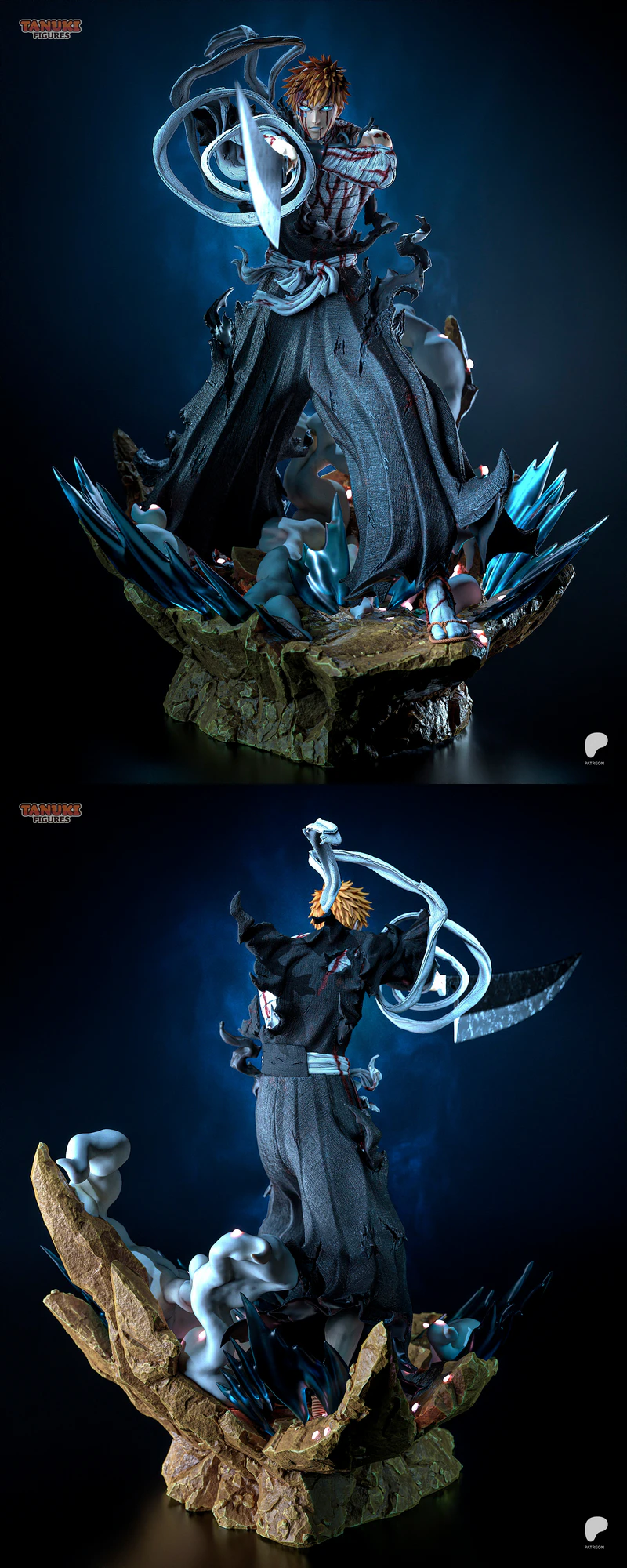 Ichigo Kurosaki Bleach Fullsize STL 3D Printable Model STL model for 3D printing