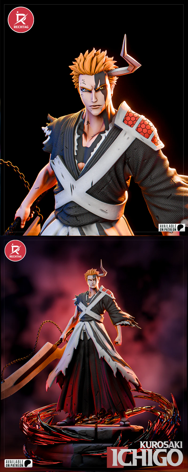 Ichigo – Horn of Salvation STL model for 3D printing