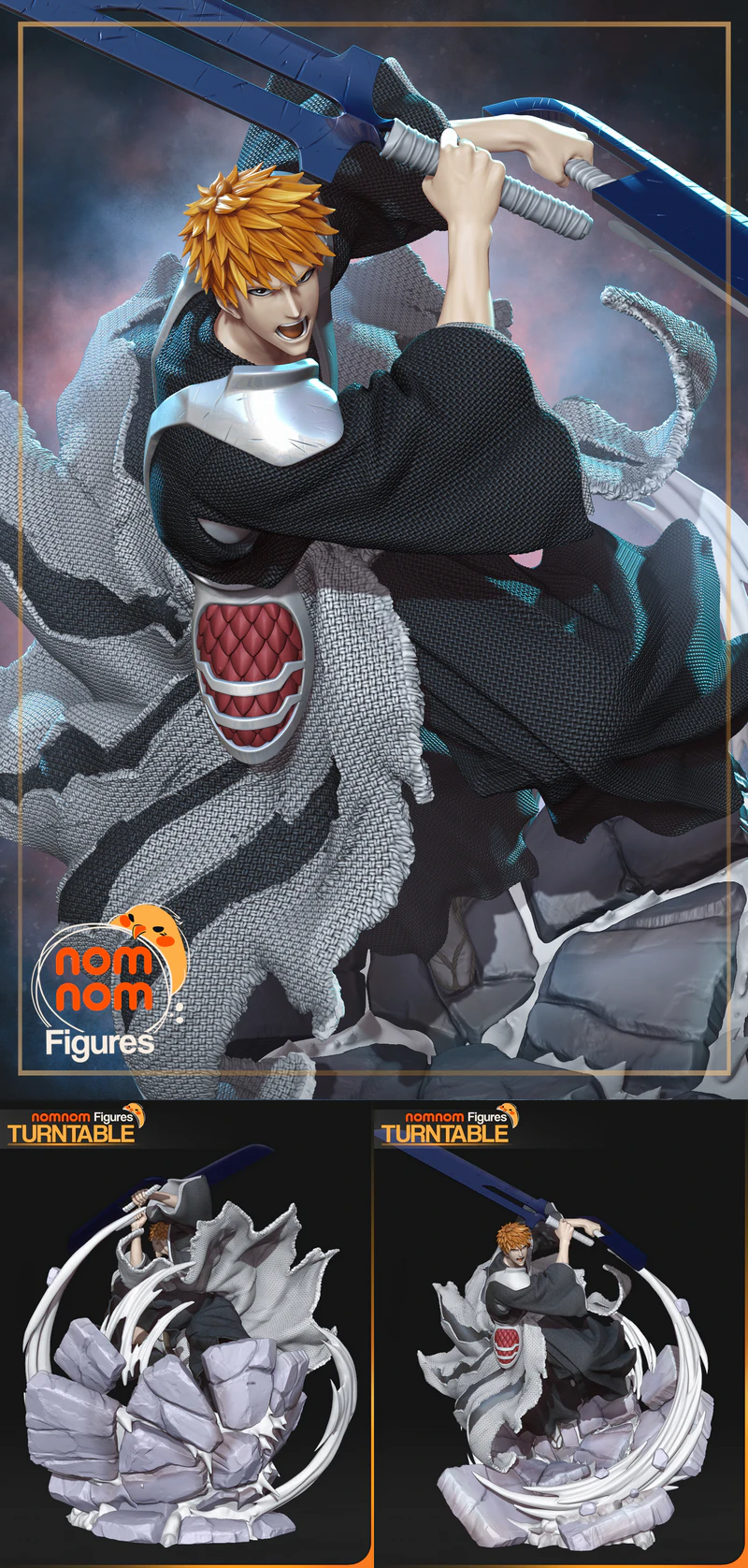 Ichigo Kurosaki – Bleach 3D Printable STL File STL model for 3D printing