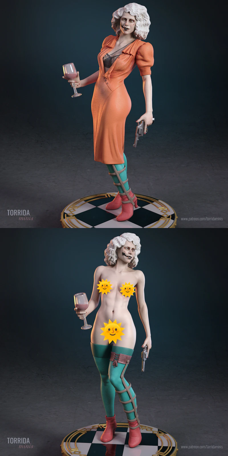 Ida from The Bride STL model for 3D printing