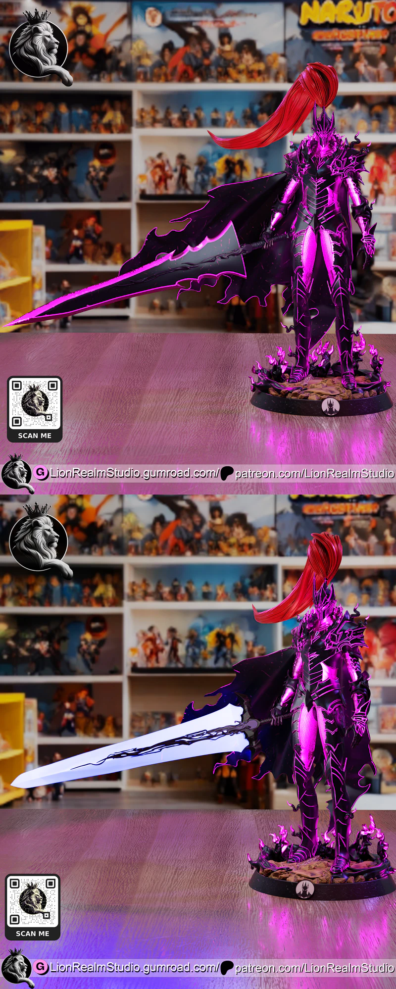 Igris 3D Printable Miniature Figure STL File STL model for 3D printing