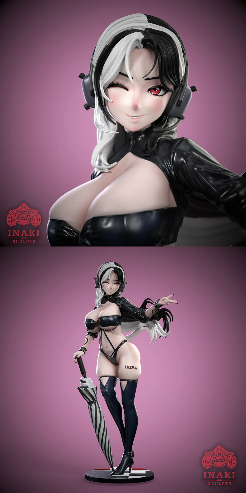Rosanna Race Queen STL model for 3D printing