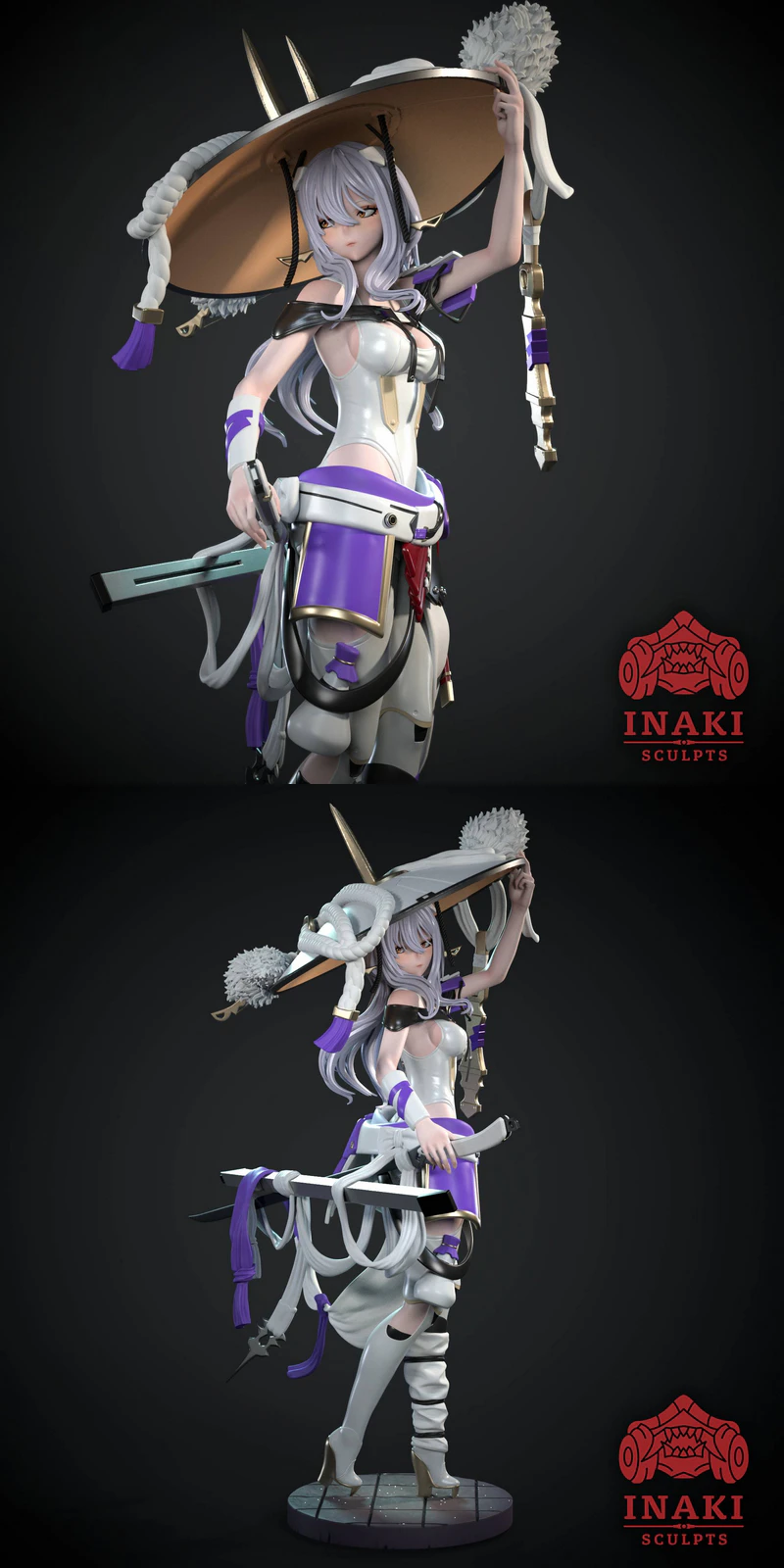 Scarlet Nikke STL model for 3D printing