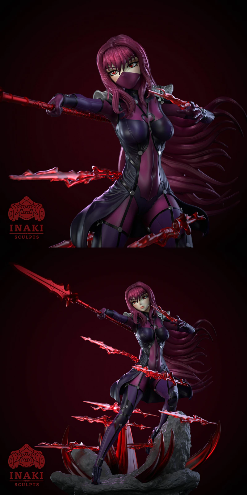 Scathach – Inspired by Celtic Warrior Legends STL model for 3D printing