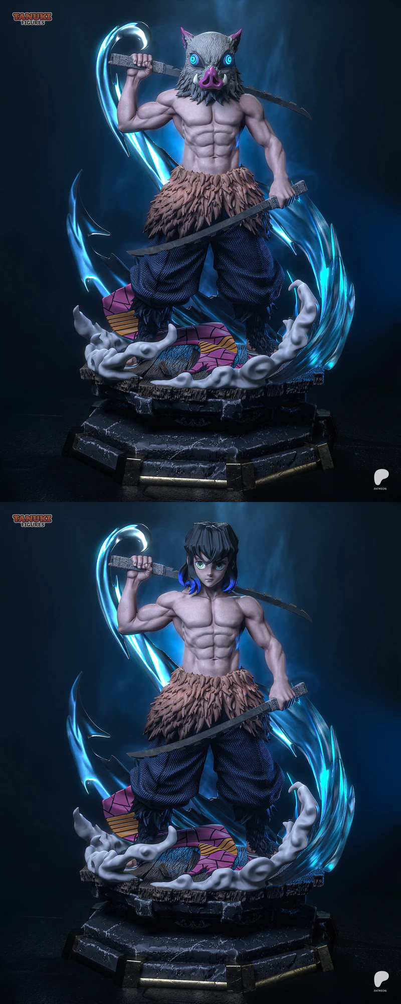 Inosuke – Demon Slayer STL File for 3D Printing STL model for 3D printing