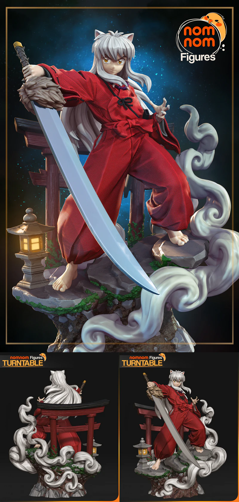 Inuyasha – Inspired by Classic Anime Legends STL model for 3D printing