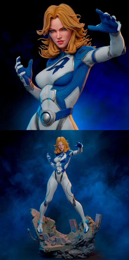 Invisible Woman STL model for 3D printing