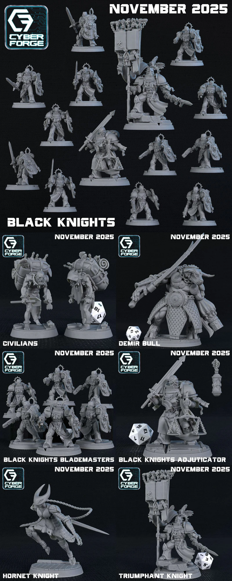 Iron Plague 3D Printable Miniature STL File STL model for 3D printing
