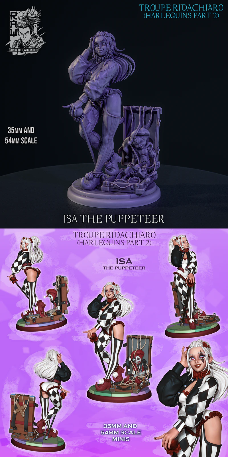 Isa The Puppeteer STL model for 3D printing