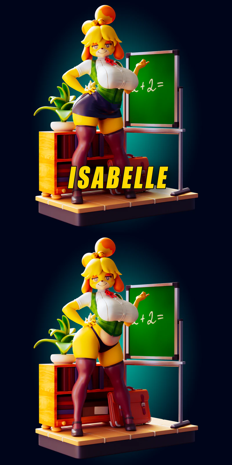Isabelle 3D Printable Miniature STL File STL model for 3D printing