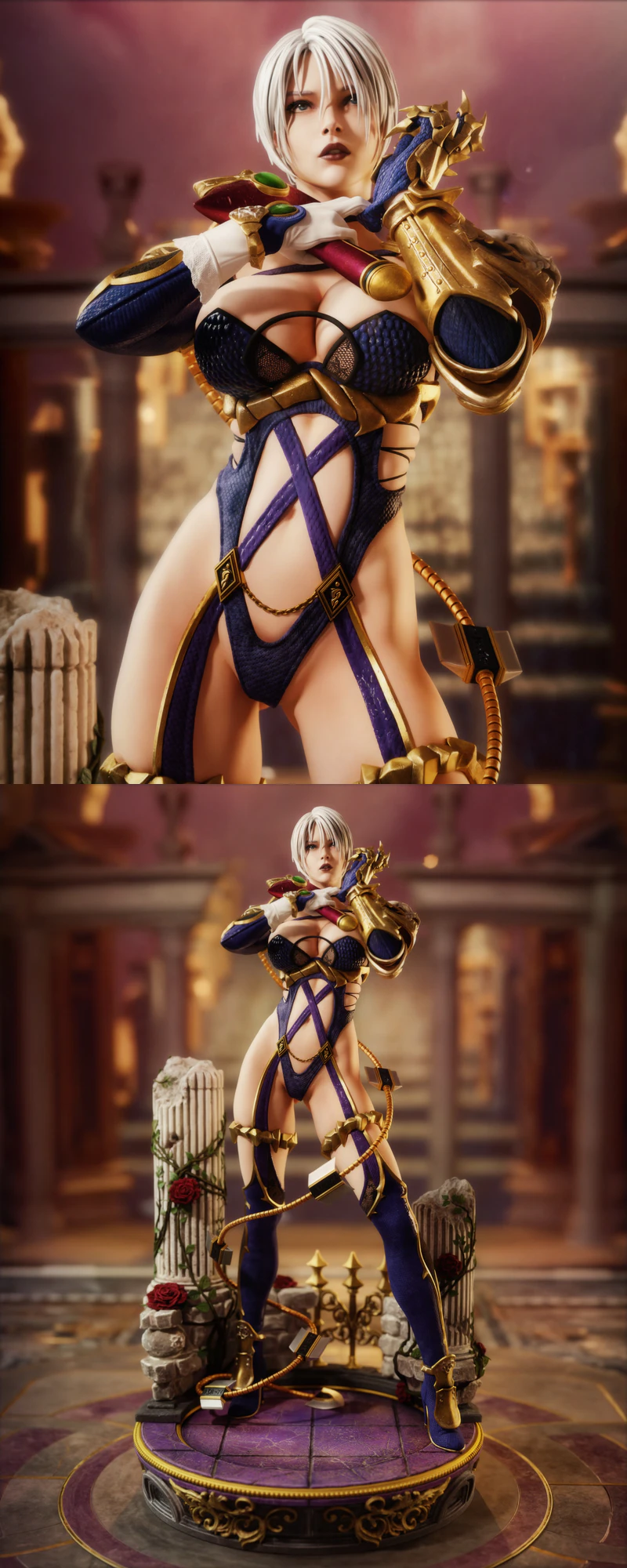 Ivy Valentine – Soul Calibur STL model for 3D printing
