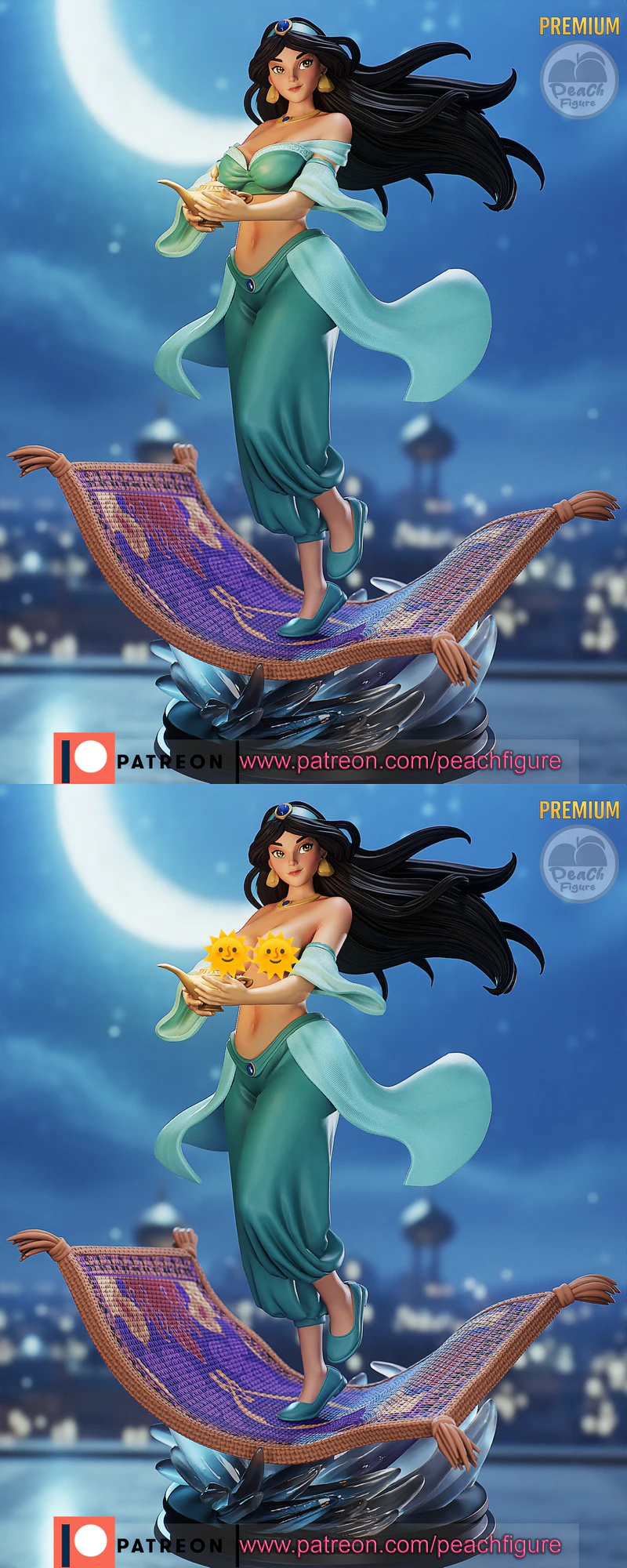 JASMINE 3D Printable Miniature STL File STL model for 3D printing