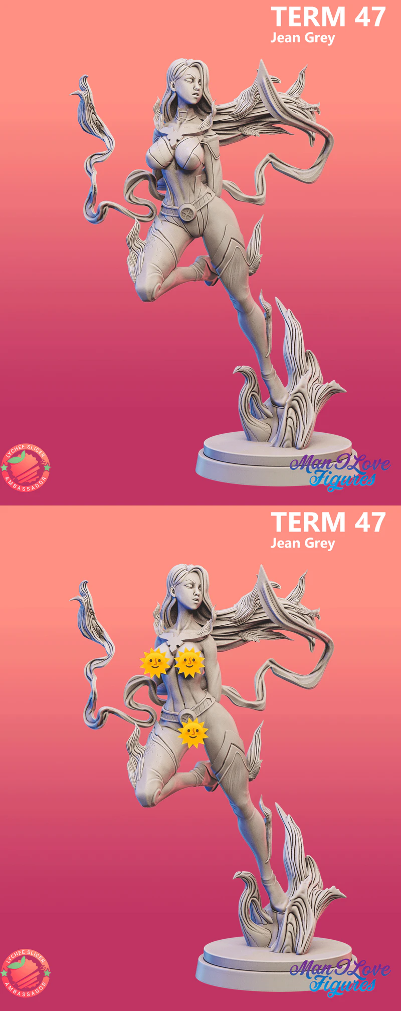 Jean Grey Marvel Rivals 3D Printable Bust STL File STL model for 3D printing