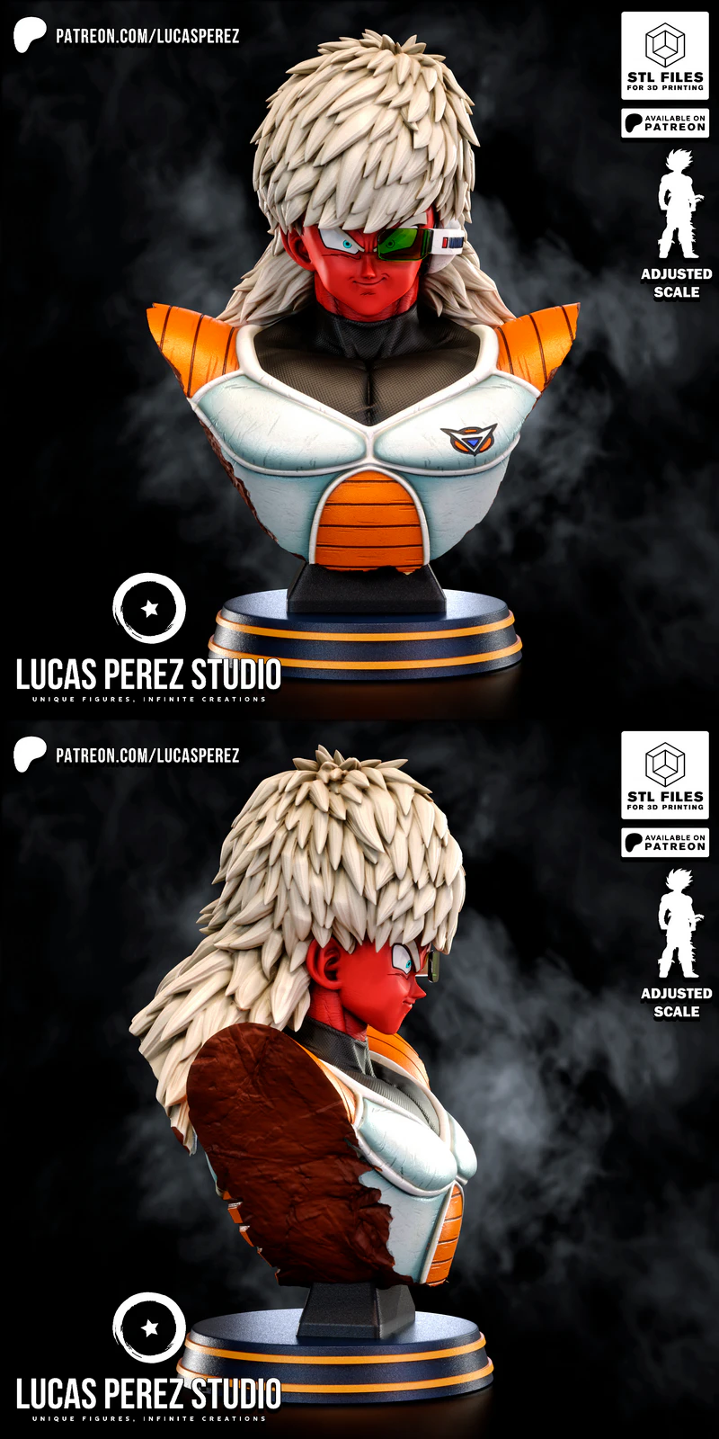 JEICE Character Bust STL File for 3D Printing STL model for 3D printing